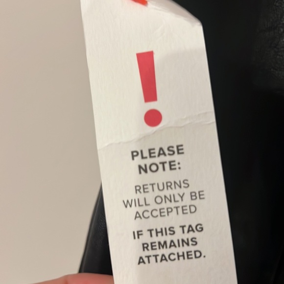 New Bardot Polly Vegan leather high rise trousers in black Size M (US size 6) - Picture 5 of 8